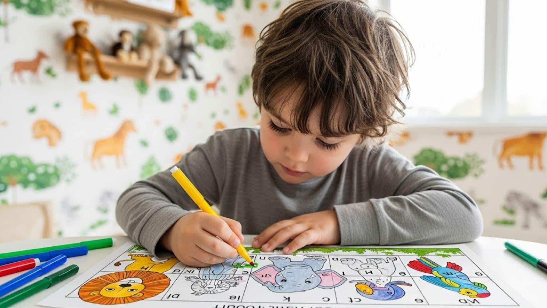 Animal-Theme Printable Worksheet