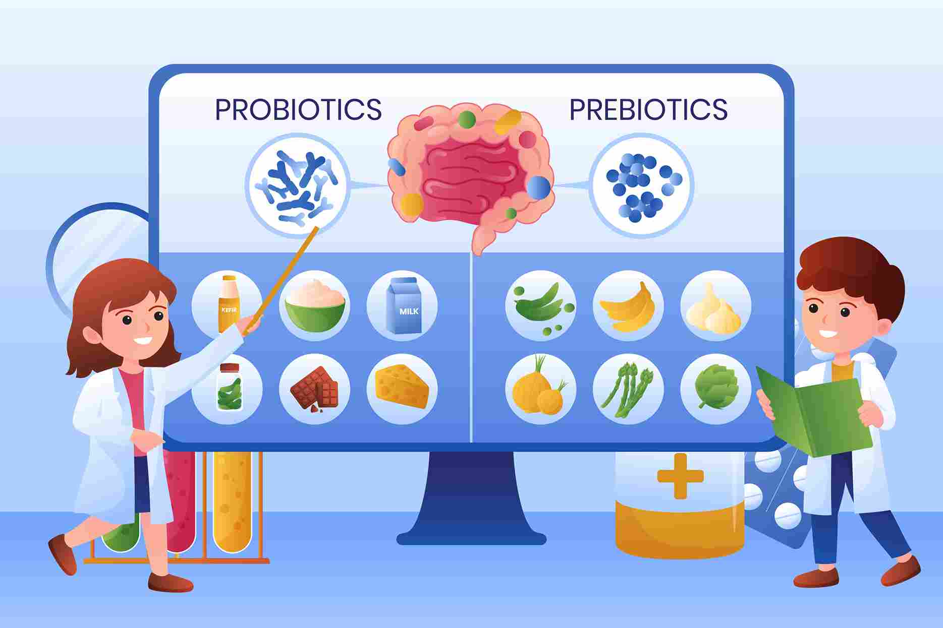 Probiotics vs Prebiotics: The Key Differences