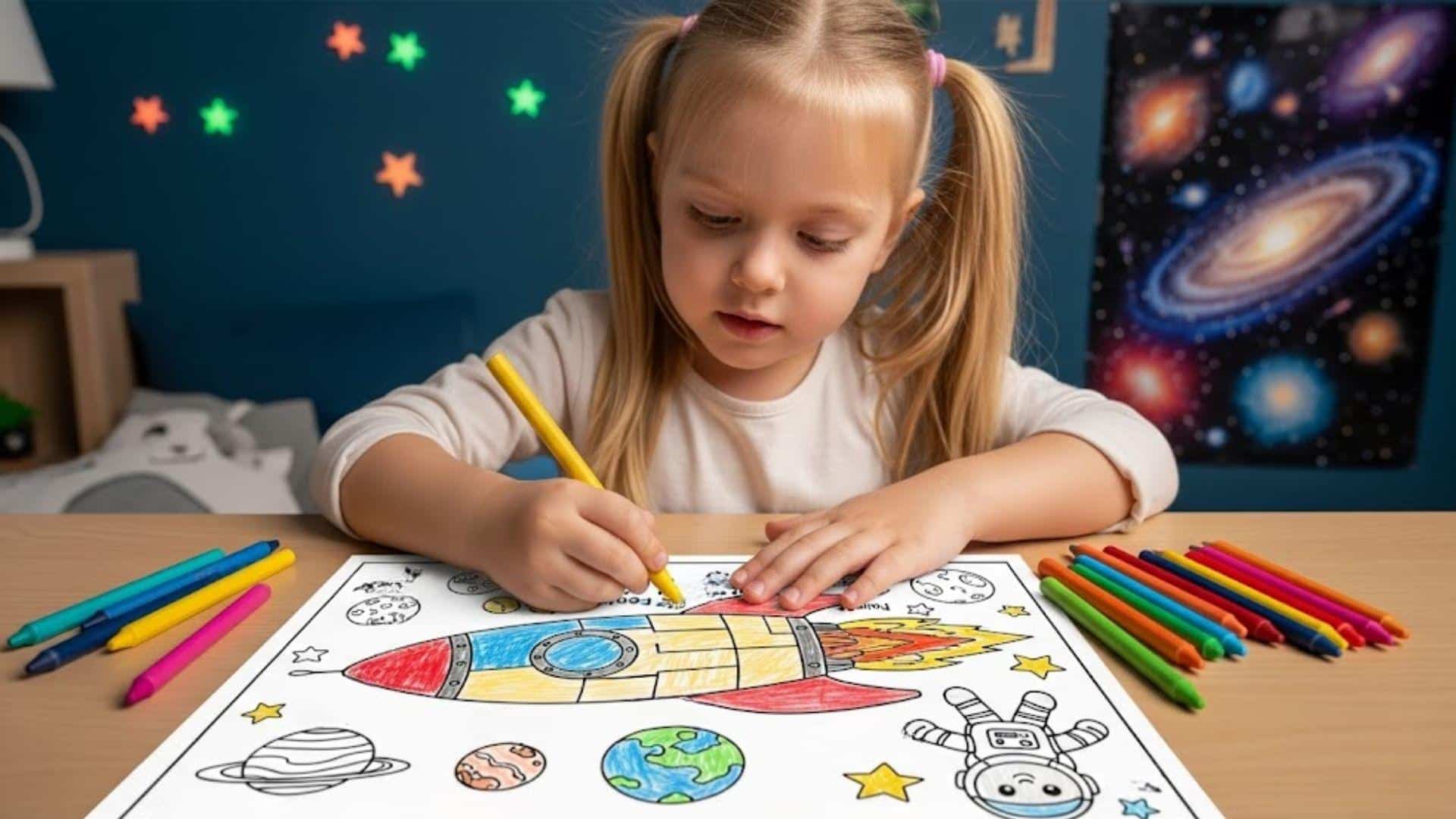 Space-Inspired Worksheets