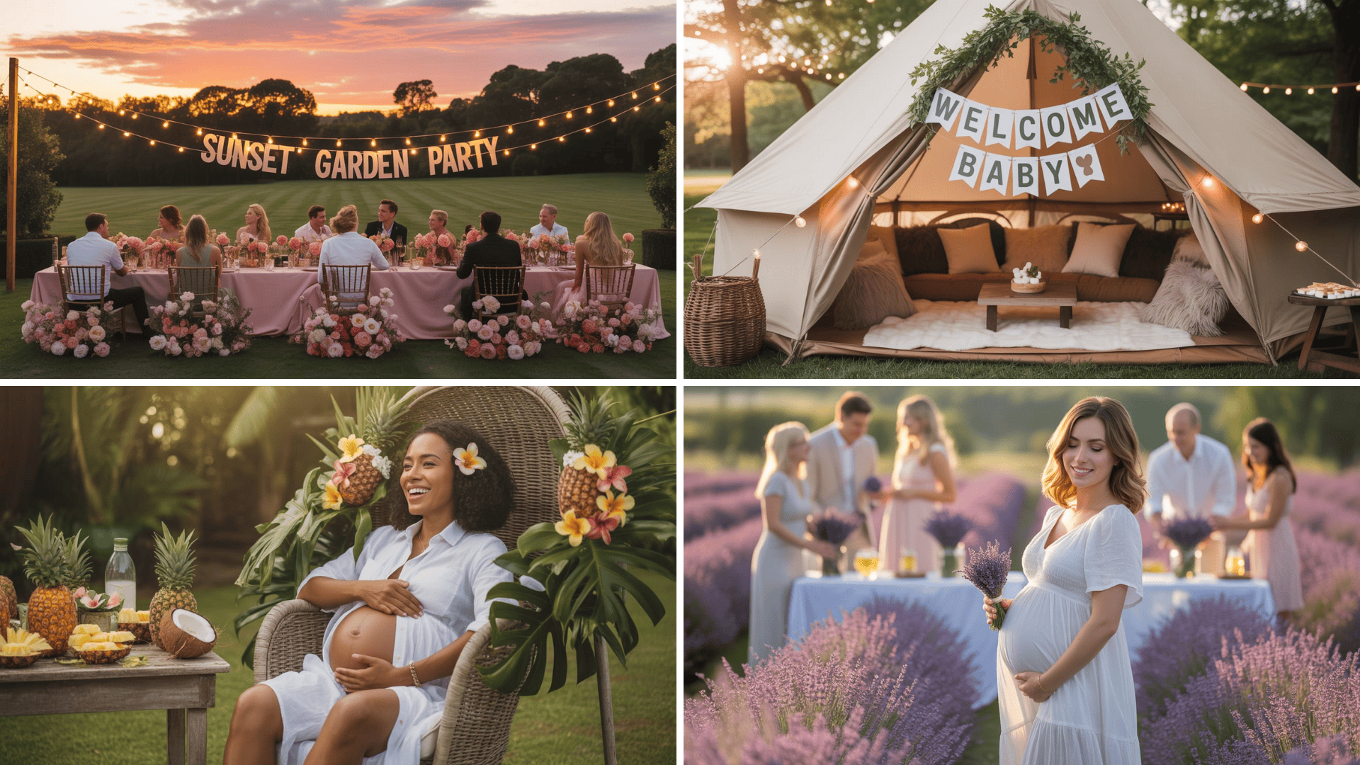 outdoor baby shower ideas