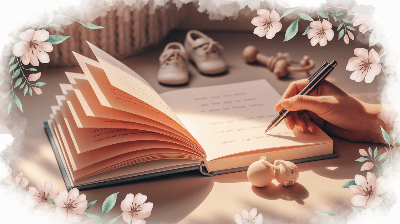what to write in a baby shower book
